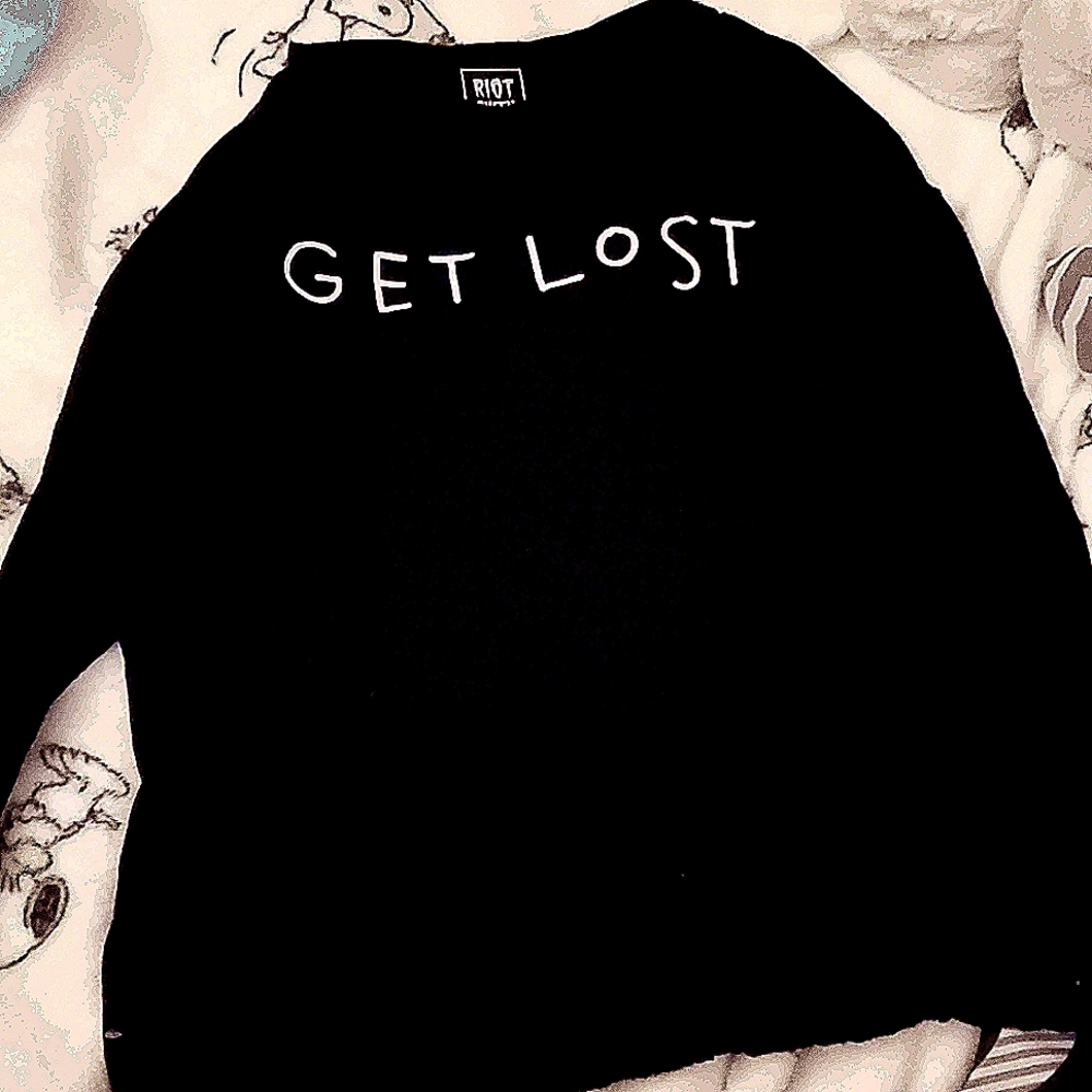 Get lost tie long sleeve